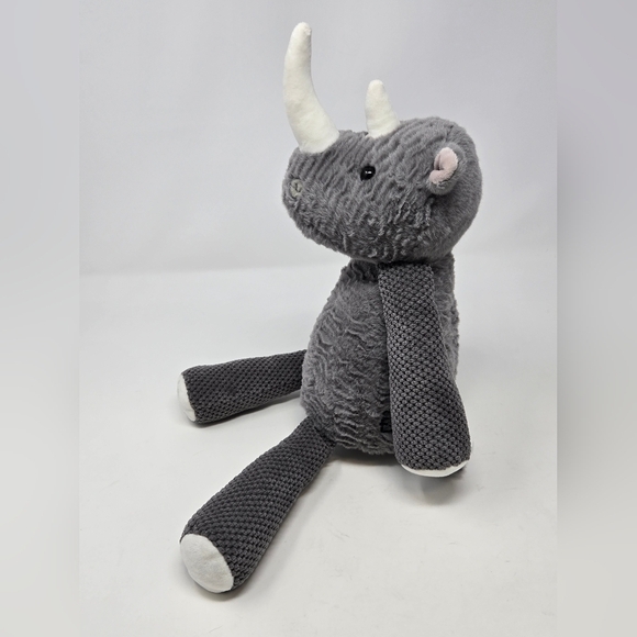 SCENTSY RUBY THE RHINO SCENTSY BUDDY PLUSH STUFFED ANIMAL GREY RETIRED KIDS BABY - Picture 5 of 13